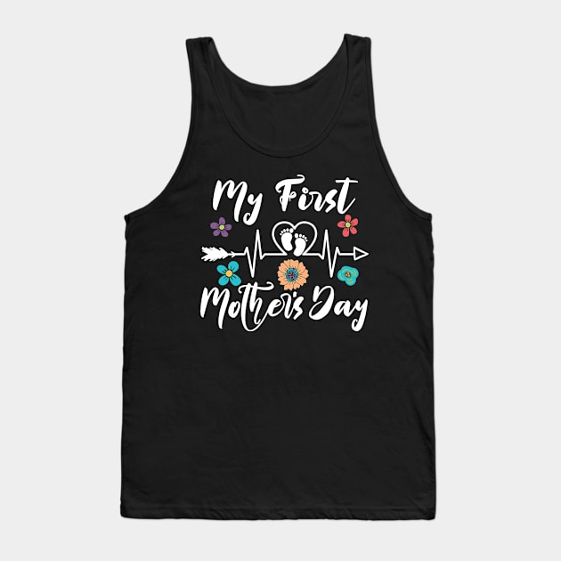 My First Mothers Day father day Tank Top by Gaming champion